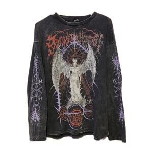 BMTH YOUtopia Long Sleeve T-Shirt Washed Black NeX GEn Horizon Supply Official M